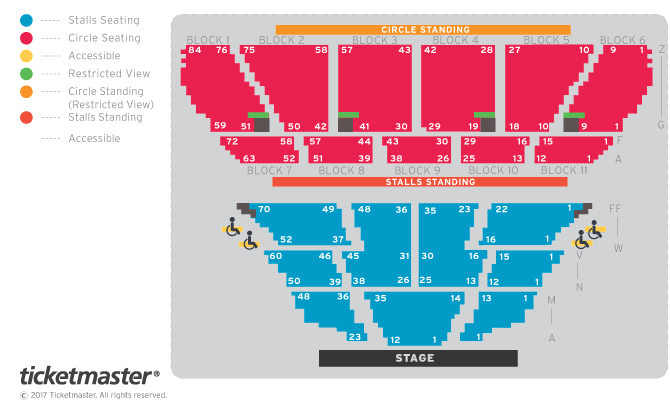 Eventim Apollo seating plan