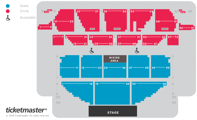 Liverpool Empire Theatre seating plan