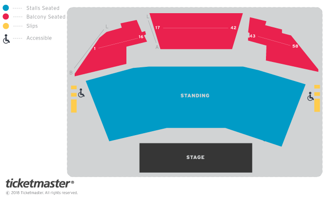 York Barbican seating plan