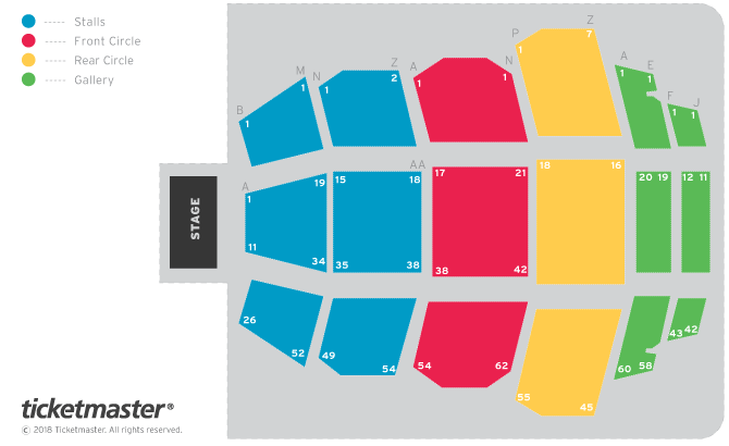 SEC Armadillo seating plan