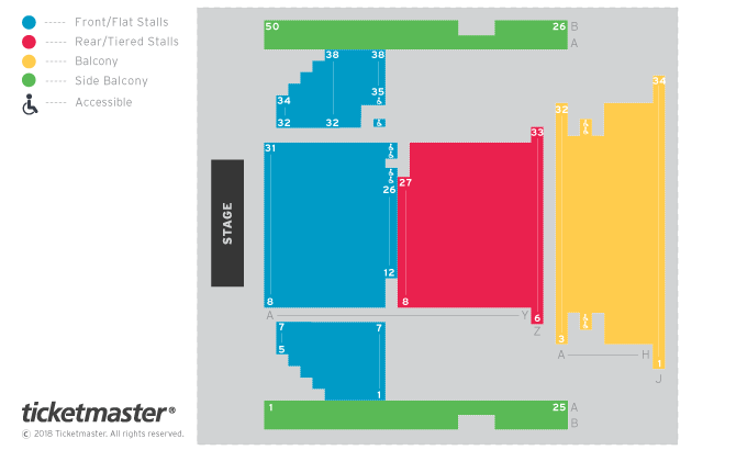 Baths Hall seating plan