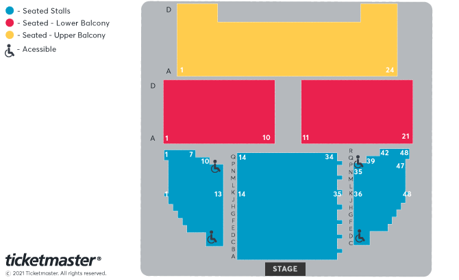 Assembly Rooms seating plan