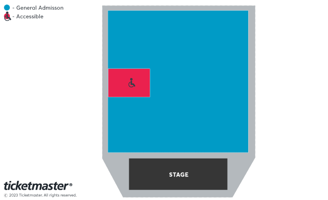 Galvanizers Yard SWG3 seating plan