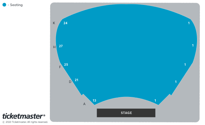 Byre Theatre seating plan