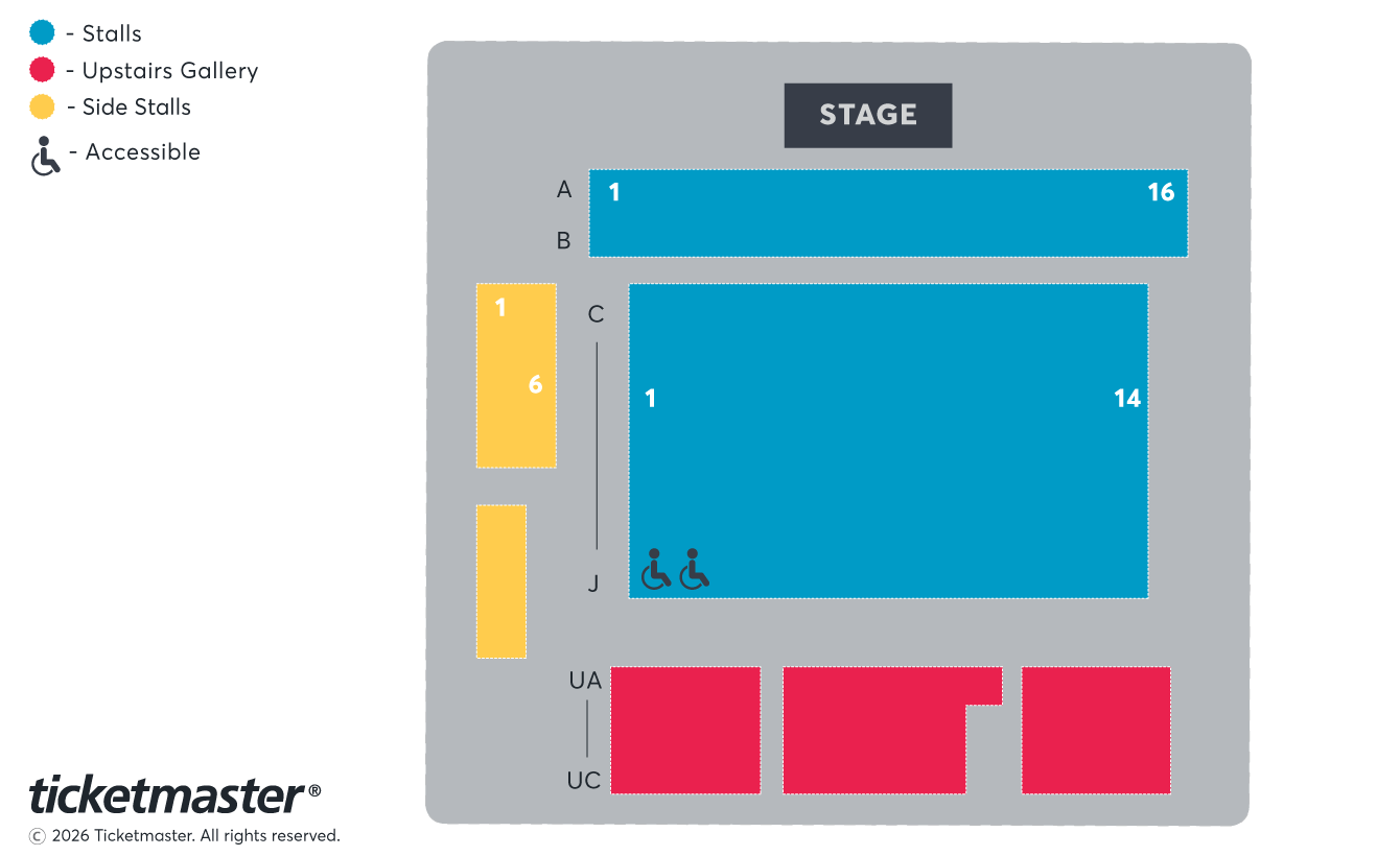Astor Theatre seating plan