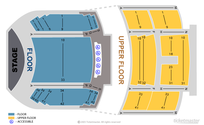 New Theatre Peterborough seating plan