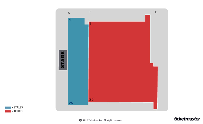 Burnley Mechanics seating plan