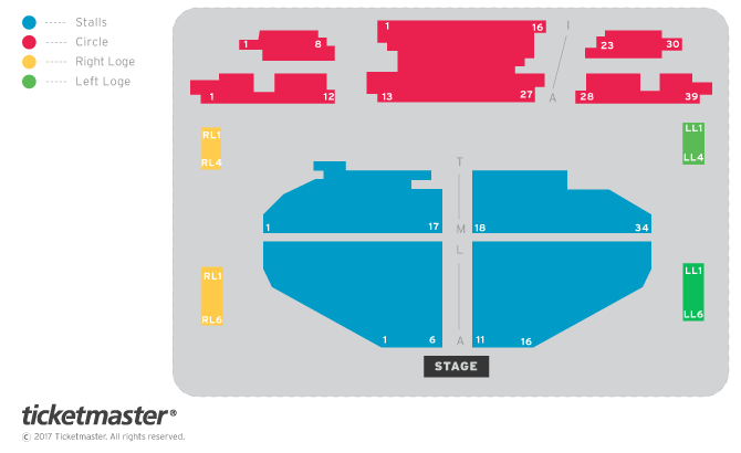 Nottingham Playhouse seating plan