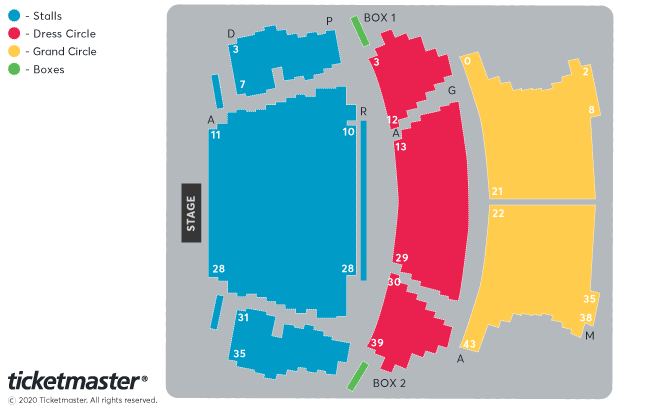 Wolverhampton Grand Theatre seating plan