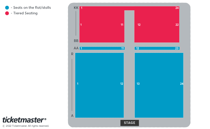 Walsall Arena and Arts Centre seating plan