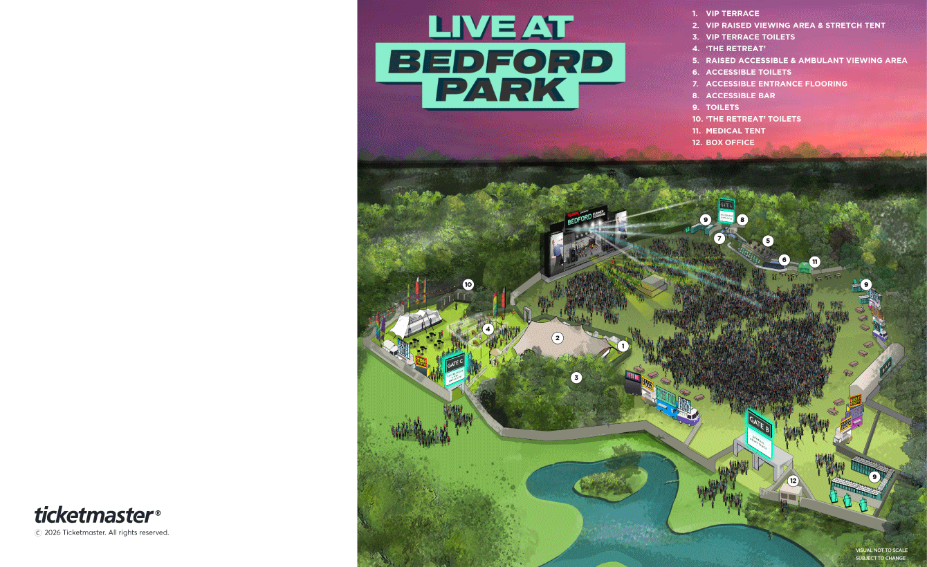 Bedford Park seating plan