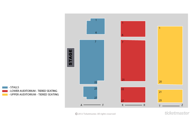 Middleton Arena seating plan