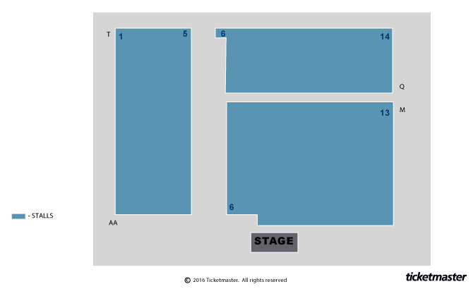 Swindon Arts Centre seating plan