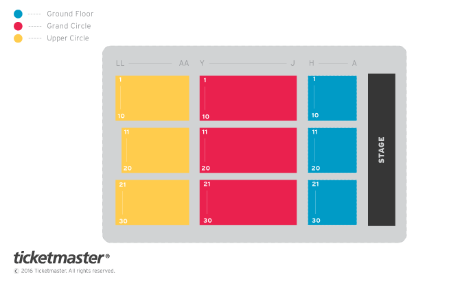 Brangwyn Hall seating plan