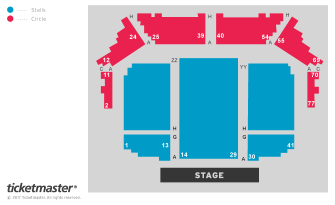 Bournemouth Pavilion seating plan