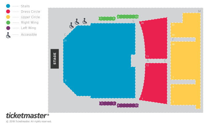 The Queens Theatre seating plan