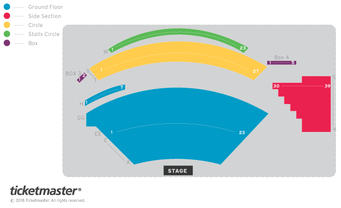 ARC Stockton Arts Centre seating plan
