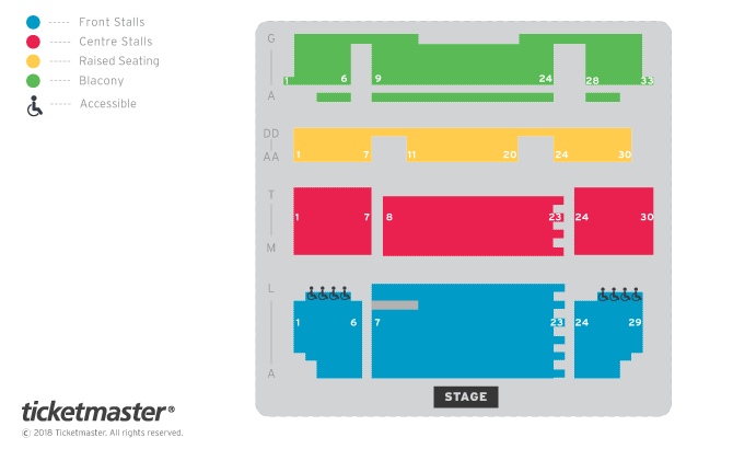 Corn Exchange Ipswich seating plan