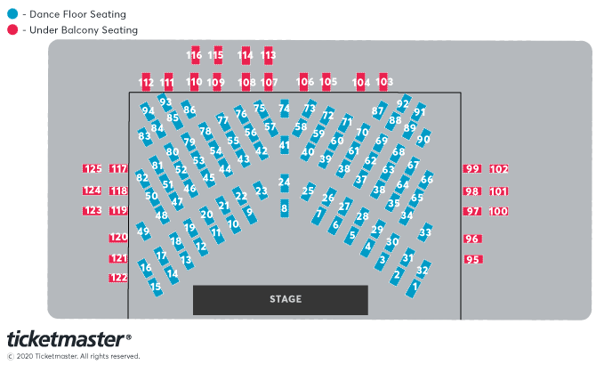 Bridlington Spa Centre seating plan