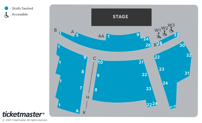 ALNWICK PLAYHOUSE seating plan