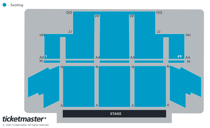Stevenage Concert Hall seating plan