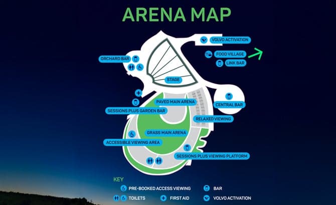 Eden Project seating plan