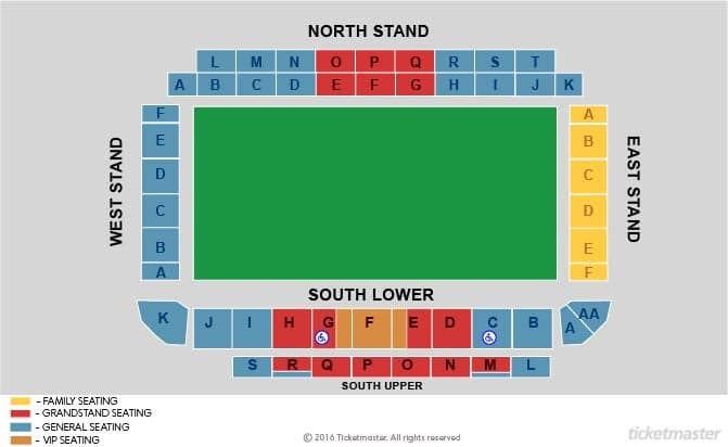 Clearer Twist National Stadium at Windsor Park seating plan