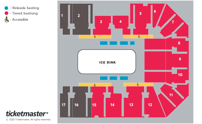bp pulse LIVE seating plan