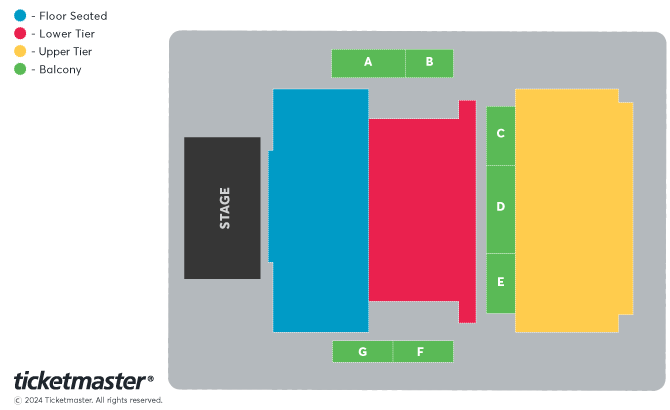 Vaillant Live, Derby seating plan
