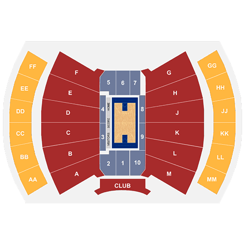 Simon Skjodt Assembly Hall seating plan