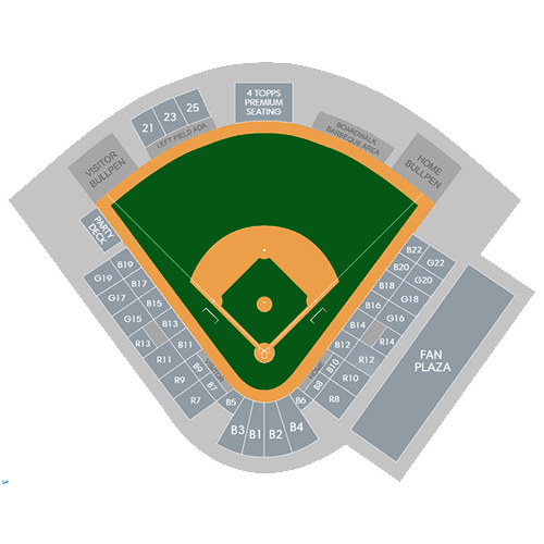 LECOM Park seating plan