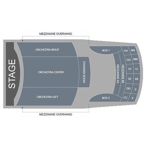 Infinity Hall - Hartford seating plan