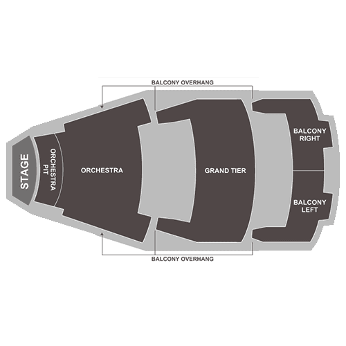Miller Auditorium seating plan