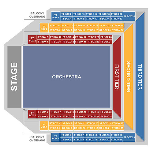 David Geffen Hall seating plan