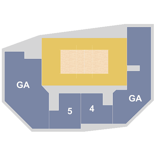 Cliff Keen Arena seating plan