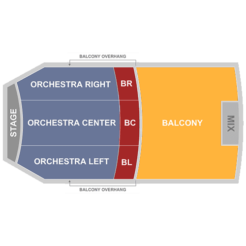 Miller Theater - GA seating plan
