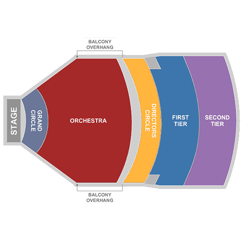 Benedum Center seating plan