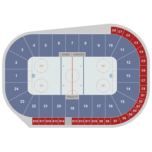 3M Arena at Mariucci seating plan