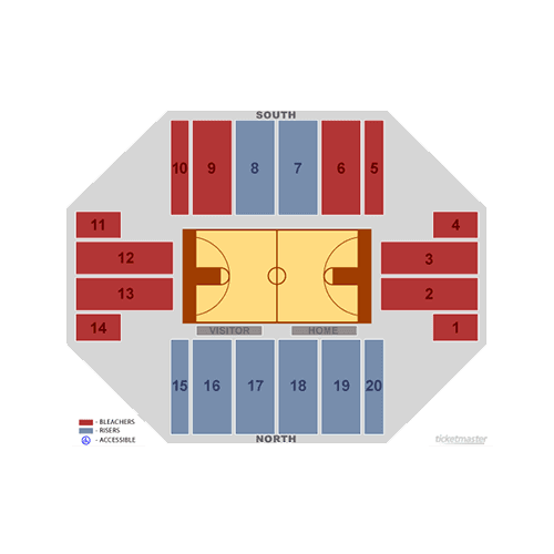 Bob Carpenter Center seating plan