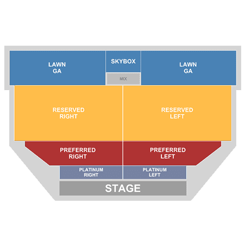 The Innsbrook Pavilion seating plan