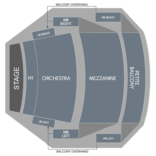 Juanita K. Hammons Hall seating plan