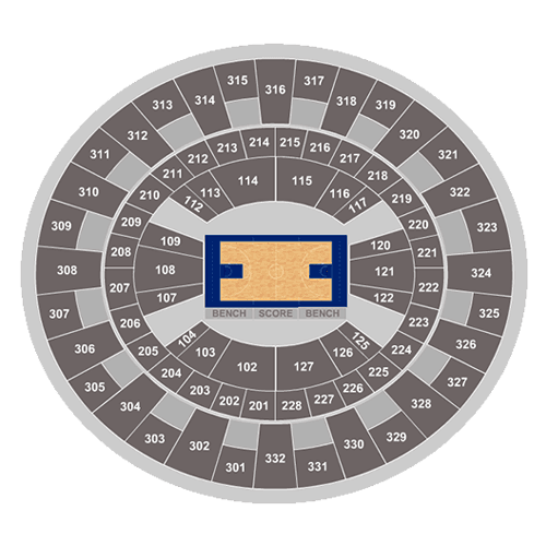McKenzie Arena seating plan