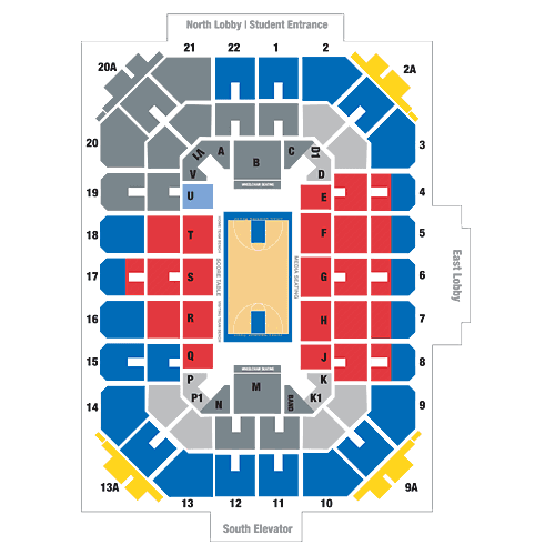 Allen Fieldhouse seating plan