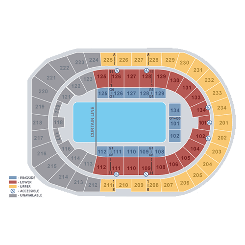 Denver Coliseum seating plan