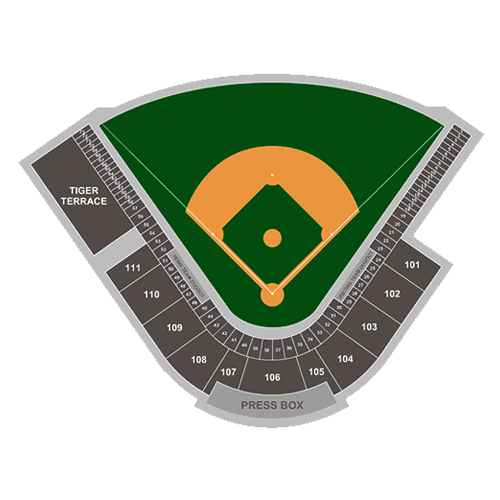 Plainsman Park seating plan