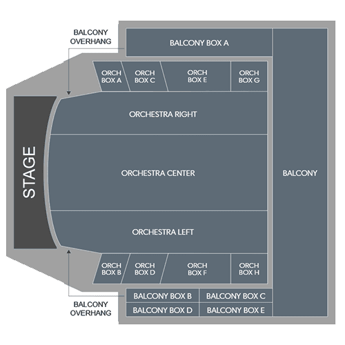Newberry Opera House seating plan
