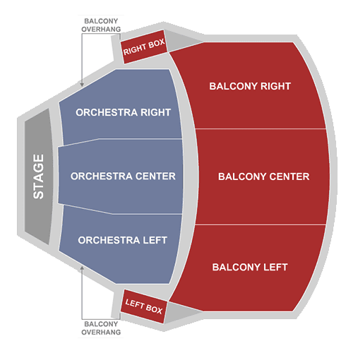 Victoria Theatre-OH seating plan