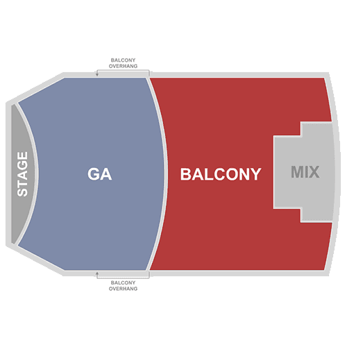 Gillioz Theatre seating plan