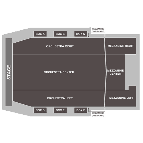 Bilheimer Capitol Theatre seating plan