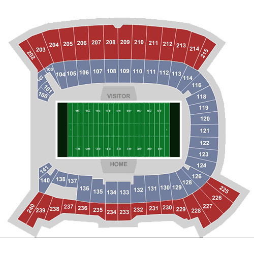 Canvas Stadium seating plan